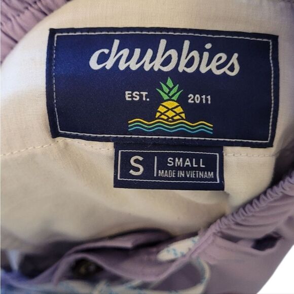 Chubbies Men's Lilac 6" Inseam Board Shorts Size S - Picture 3 of 7